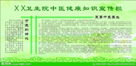 中医健康知识宣传栏图片