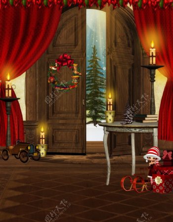童话风格圣诞设计图片
