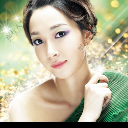 韩国性感女性彩妆图片
