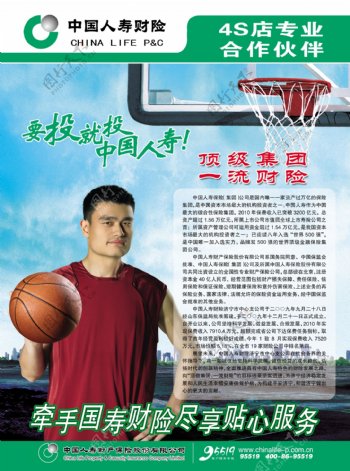 中国人寿财产宣传展板图片