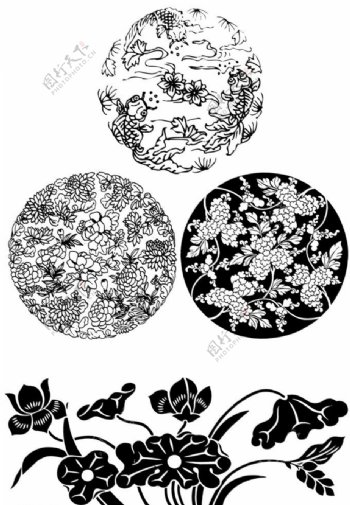 平面设计资料集中国装饰花纹图案集图片