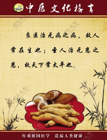 中医药文化格言图片