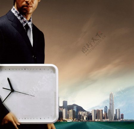 男人钟表背景图片