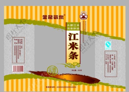 金龙江米条包装图片