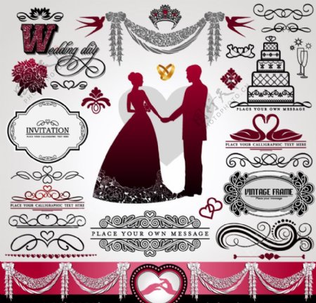婚纱婚礼情人节装饰设计图片