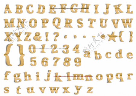 剪纸英文字母数字与符号图片