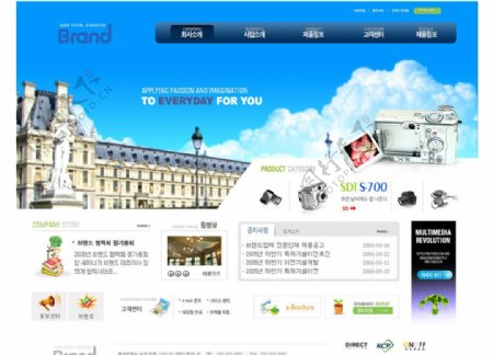 旅游企业网站网页设计图片