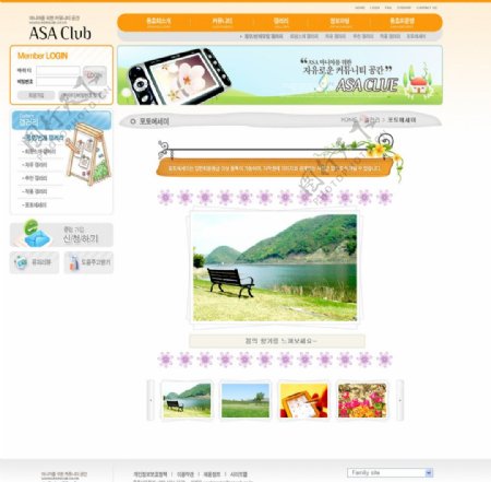 商业网站模板图片