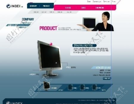 电子商务网页模版图片