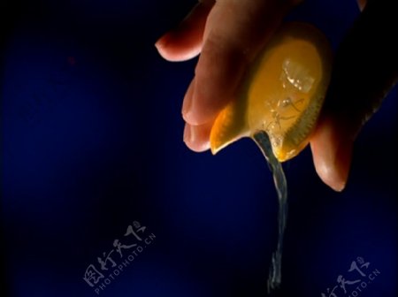 柠檬汁动态素材图片