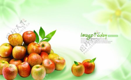 水果苹果海报图片