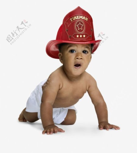 带着帽子的可爱宝宝婴儿图片