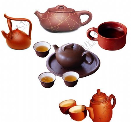 紫砂壶茶具图片