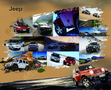 Jeep展板图片