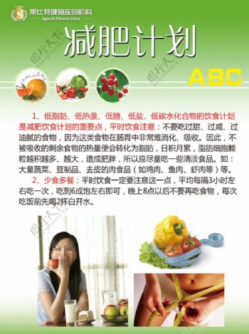 健康营养饮食海报图片