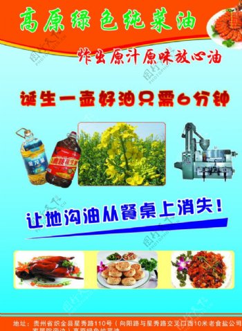 莼菜油宣传图片