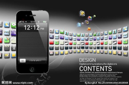 iPhone手机广告图片
