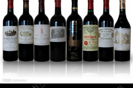 法国八大名庄红酒图片