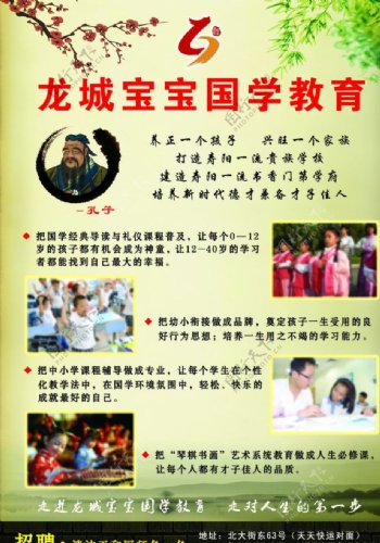 龙城宝宝国学教育报纸广告图片