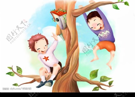 韩国儿童插画5图片