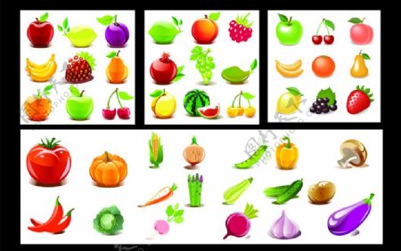 失量水果蔬菜图片