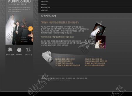 韩国结婚网站模板2图片
