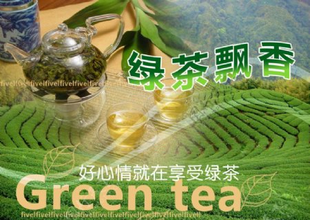 绿茶飘满院图片