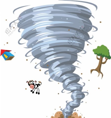 卡通龙卷风图片