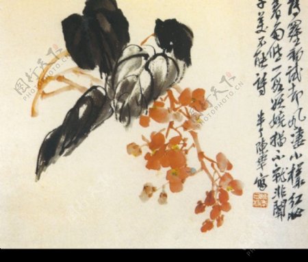 中国现代花鸟0040