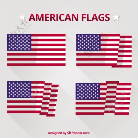 美国国旗集合