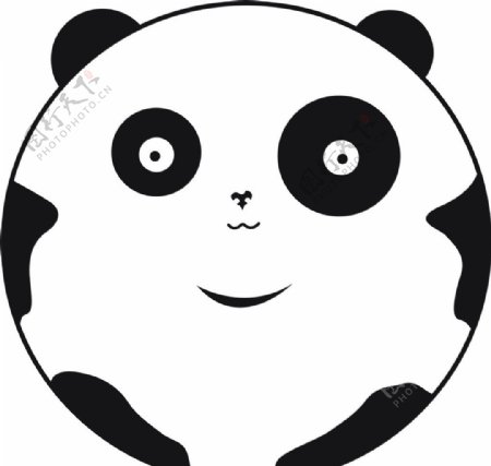 熊猫头panda印花