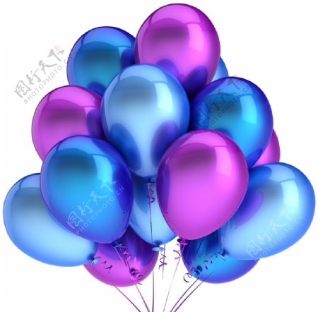 生日喜庆气球高清图