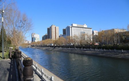 滨河风景