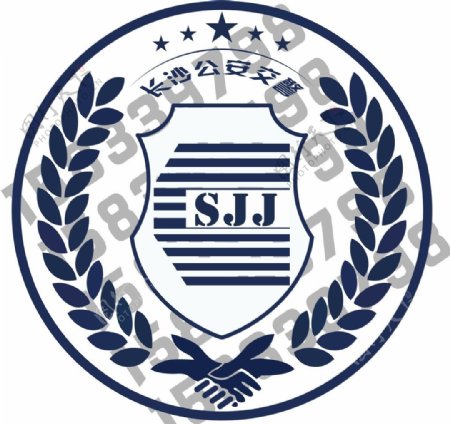长沙公安交警标志logo