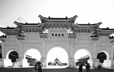 台湾中正纪念堂自由广场