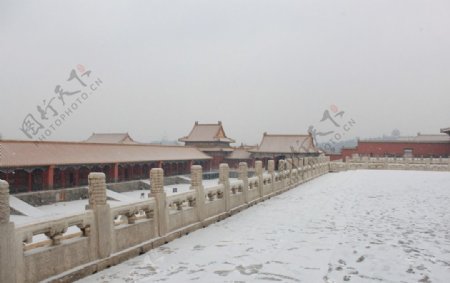 雪后紫禁城