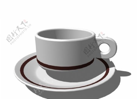 咖啡杯模型