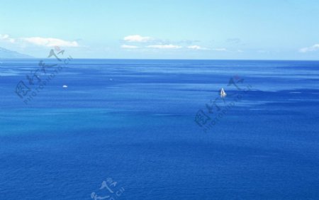 蓝色海