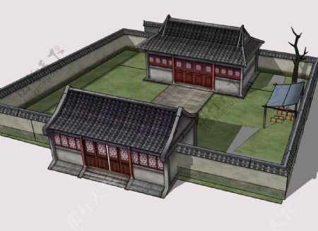 古建民居3D模型