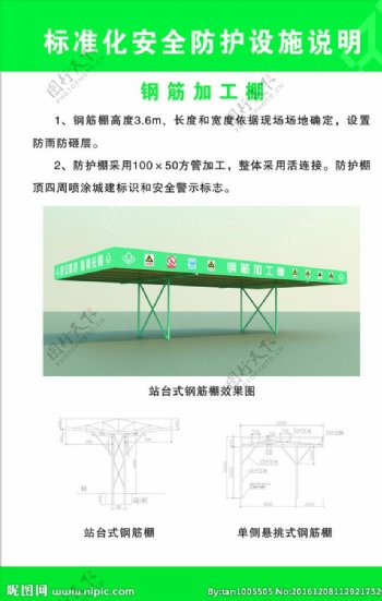 绿色标准化施工安全防护设施说明