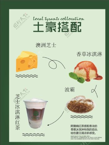 奶茶饮料海报