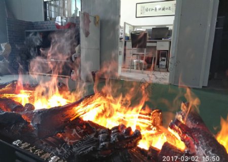 香港嘉城地产伏羲3D电壁炉篝火