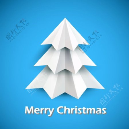 圣诞树折纸