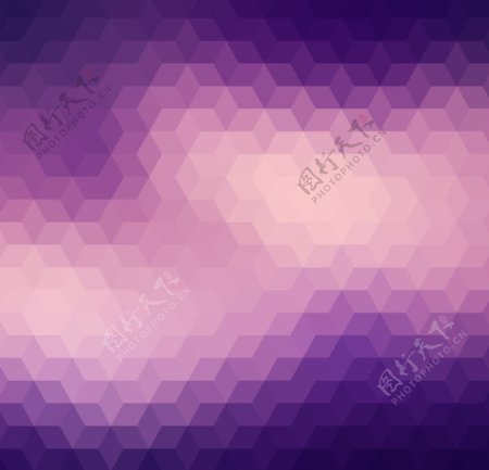 紫色调的几何背景
