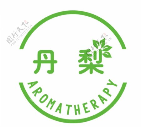 丹梨logo商标标志梨花绿色