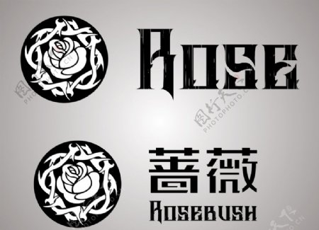 黑色蔷薇游戏logo