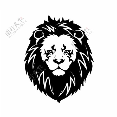 狮子动物纹身图腾
