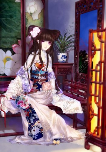 中国古典华服美少女