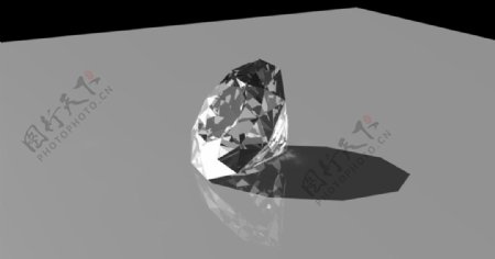 钻石maya3d模型渲染