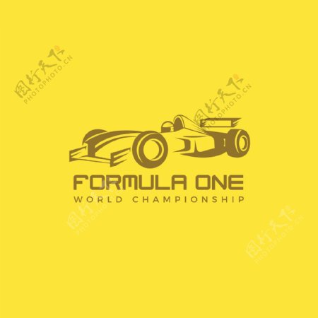 F1方程式赛车俱乐部LOGO标